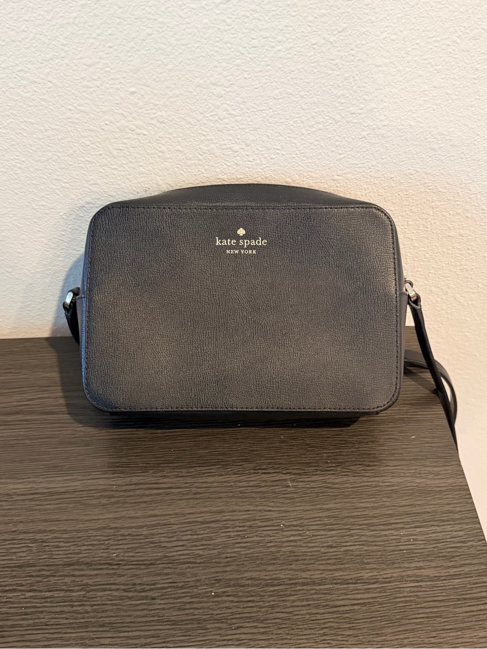 kate spade Black Pebbled Leather Crossbody
